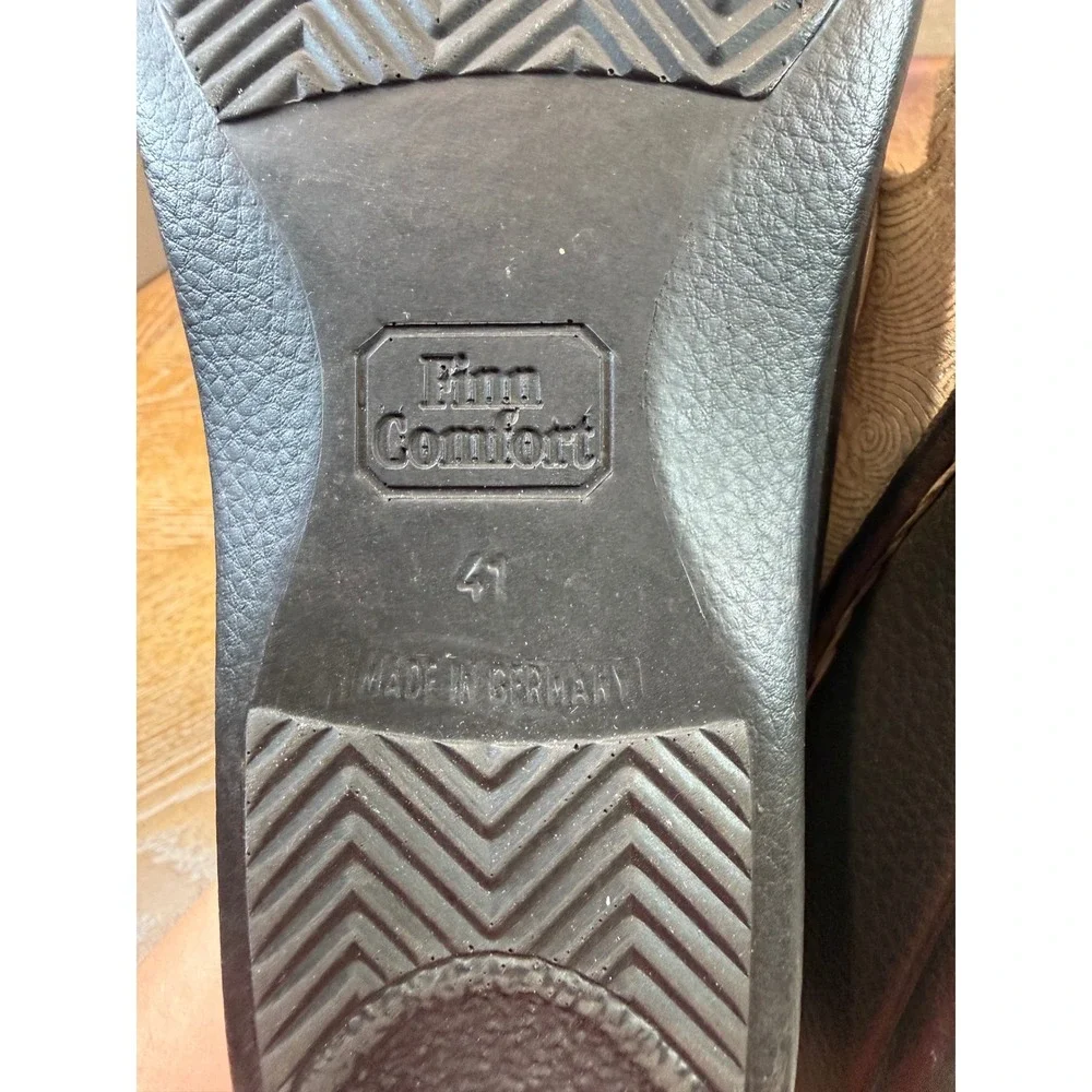 Finn Comfort Jamaika Sandals Slide Adjustable Strap White Silver‎ Size 41 US 10